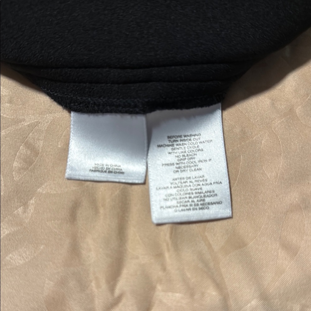 Anne Klein High Waist Black Tailored Shorts - Picture 4 of 5